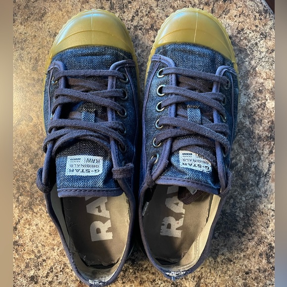 G-STAR RAW “ROVULC ROEL DENIM” LOW CUT SNEAKERS SHOES SIZE EU 39 MENS 6 WOMENS 8 - Picture 6 of 16